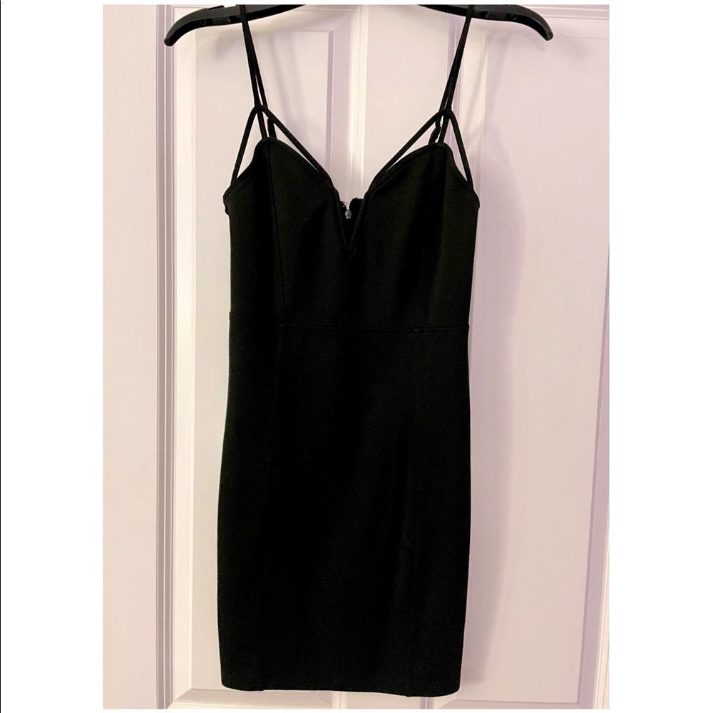 Little Black Dress w/ V Bar Detail